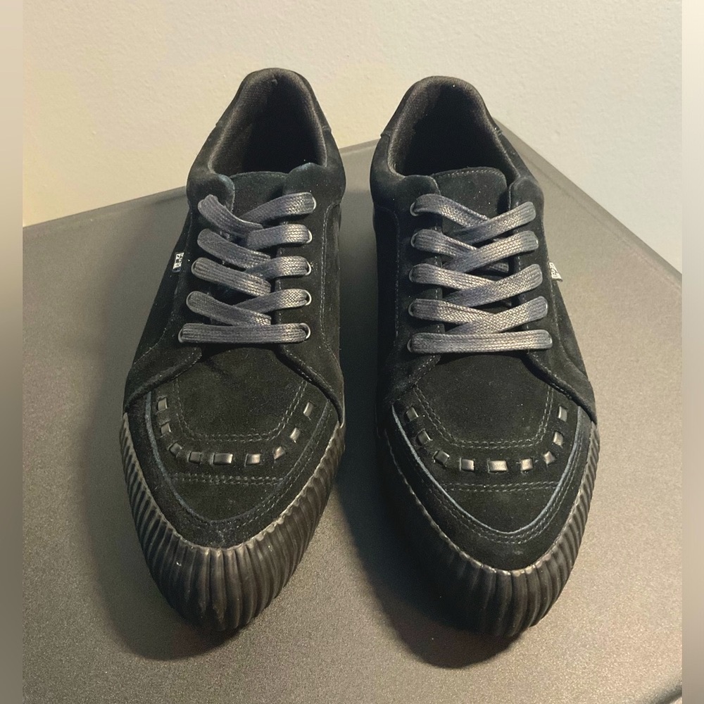 COPY - TUK EZC pointed suede creeper sneakers